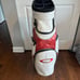 Oakley Skull Golf Bag 9.0 White / Red, Strap & Rain Cover Cart Caddy