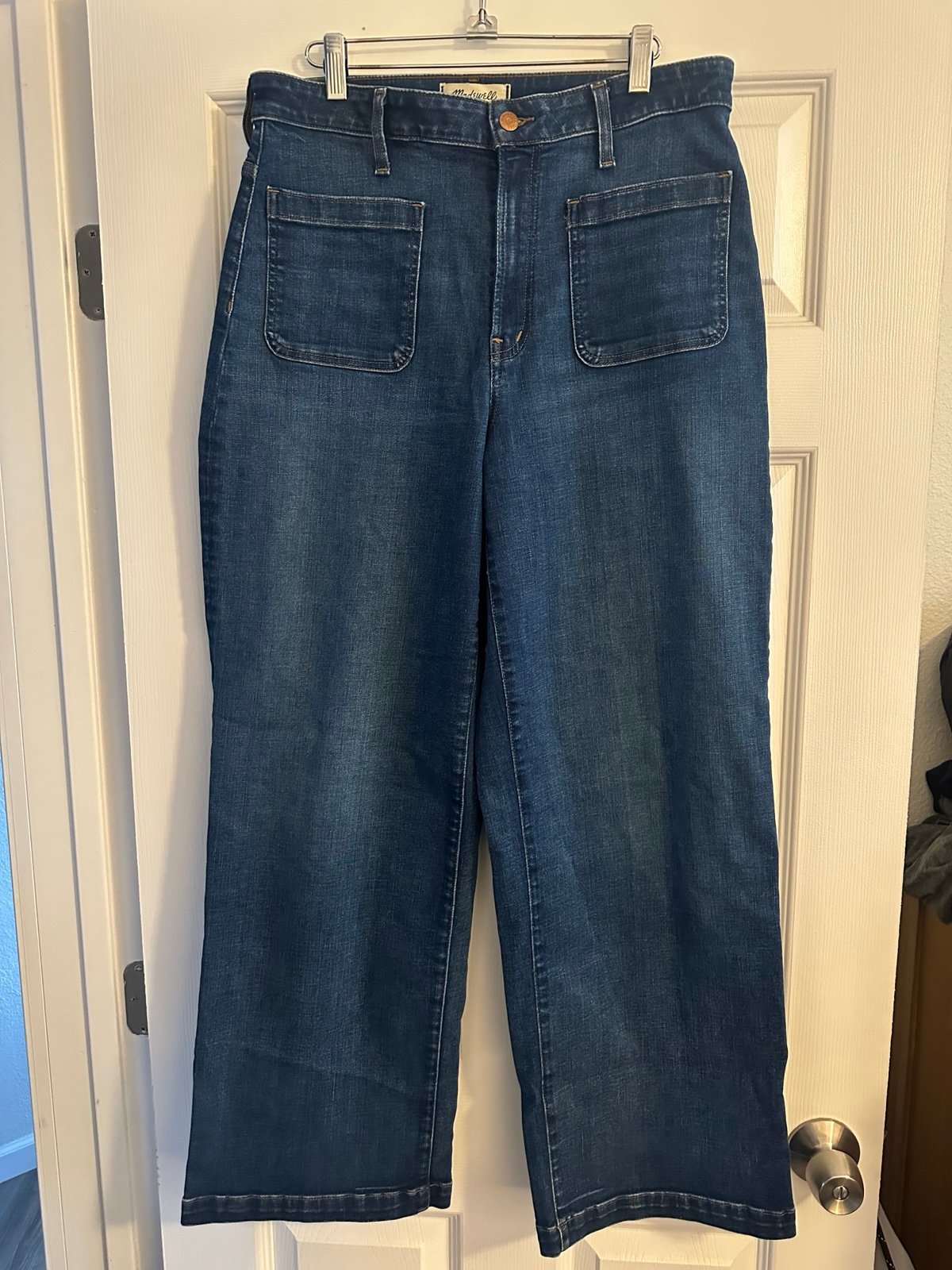 Madewell curvy Emmett wide leg jeans