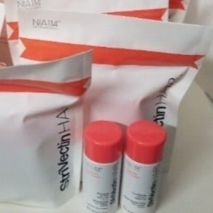 150 pk StriVectin NIA 114 HAIR Care Plastic Pouch ( 1 Shampoo + 1 Conditioner)