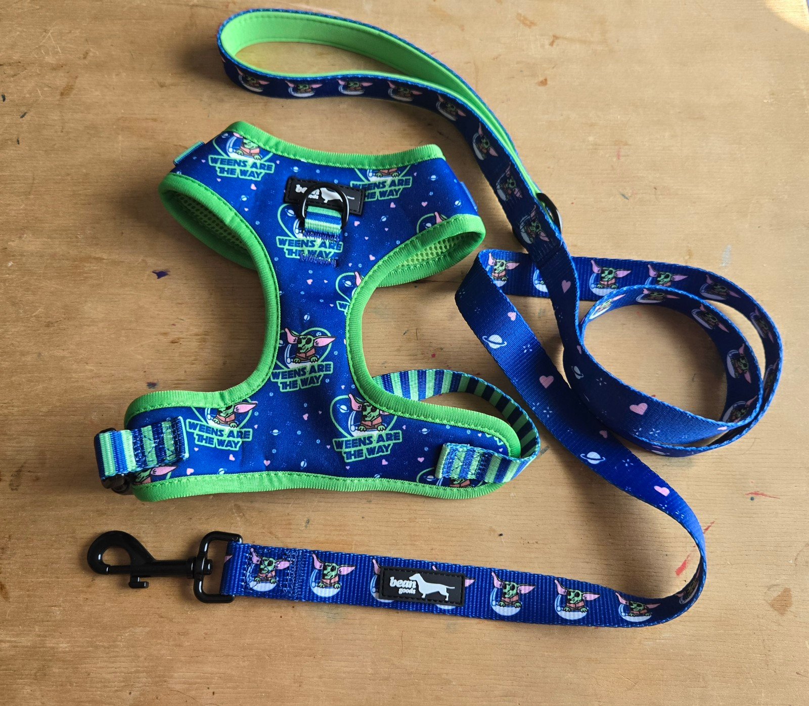 Bean Goods Weens Are The Way Harness & Leash