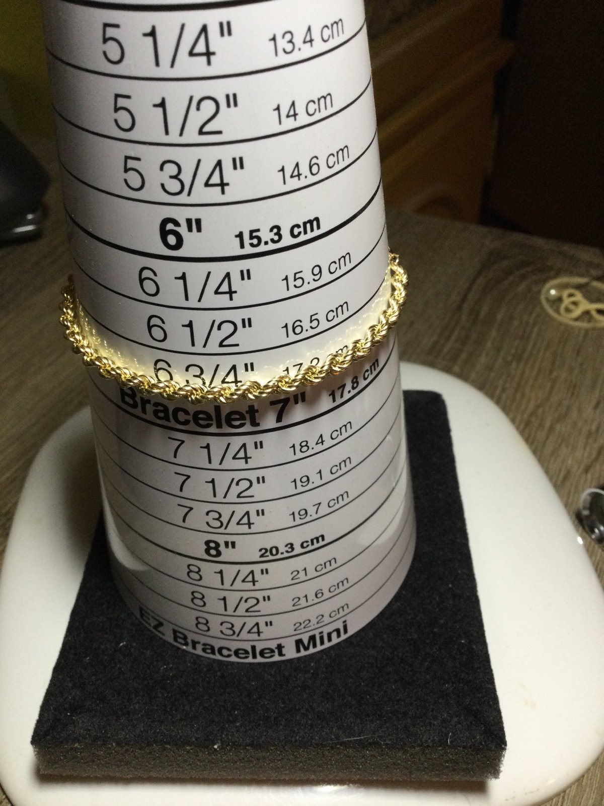 14kt TWISTED DESIGN BRACELET