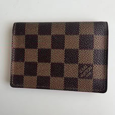 Louis Vuitton Damier card holder and pass case.