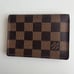Louis Vuitton Damier card holder and pass case.
