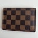 Louis Vuitton Damier card holder and pass case.