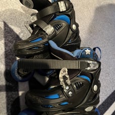 Roller blades and pads