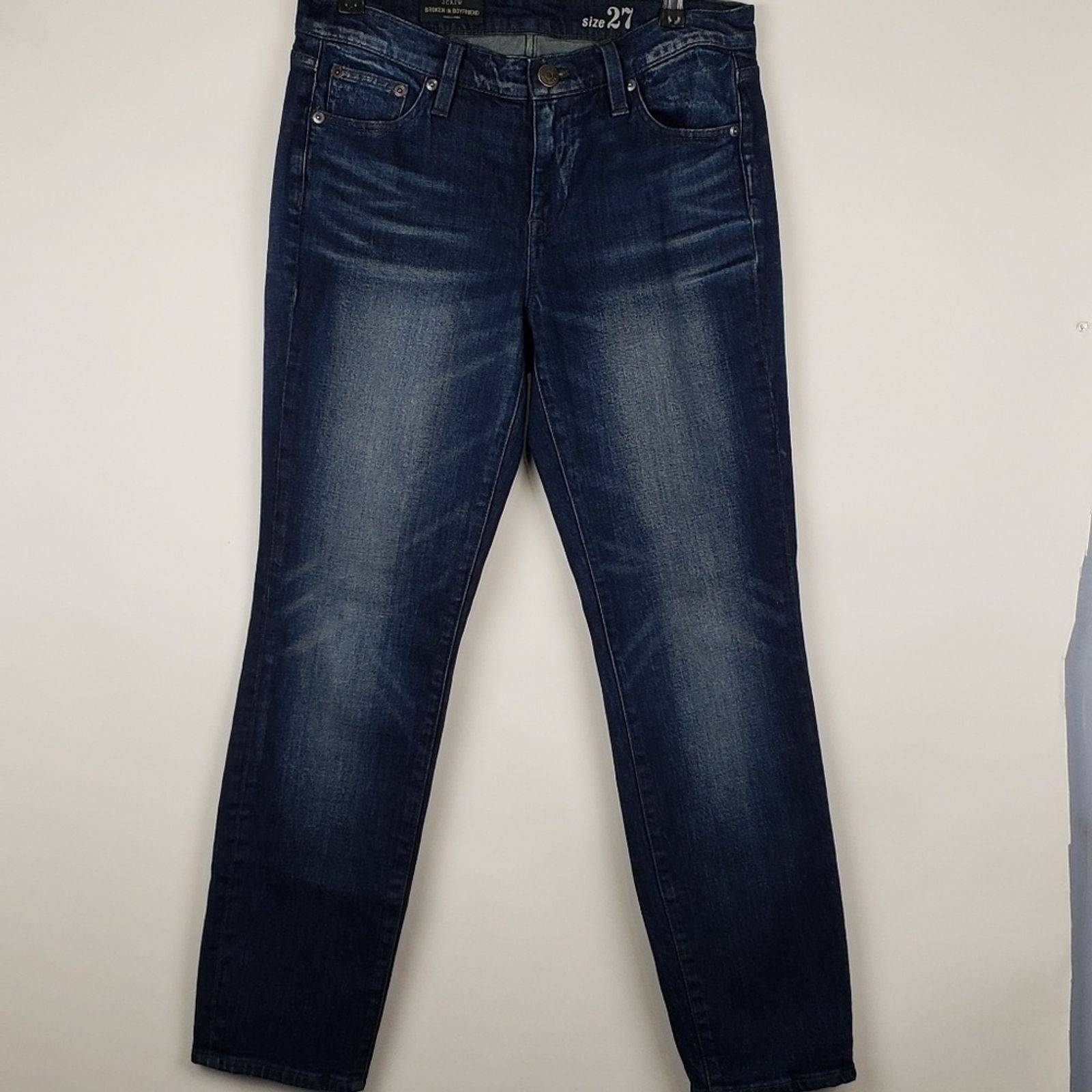 J Crew Broken In Boyfriend Jeans Size 27