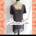 Italy 100% silk Patrizia sheer dress bea