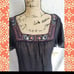 Italy 100% silk Patrizia sheer dress bea