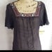 Italy 100% silk Patrizia sheer dress bea