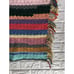 Vtg Afghan Crochet Blanket Throw Retro Colors 31” X 52”