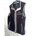 75 Columbia Helvetia Vest Jacket Men`s Size M Mountain Fleece Sherpa Black Gray