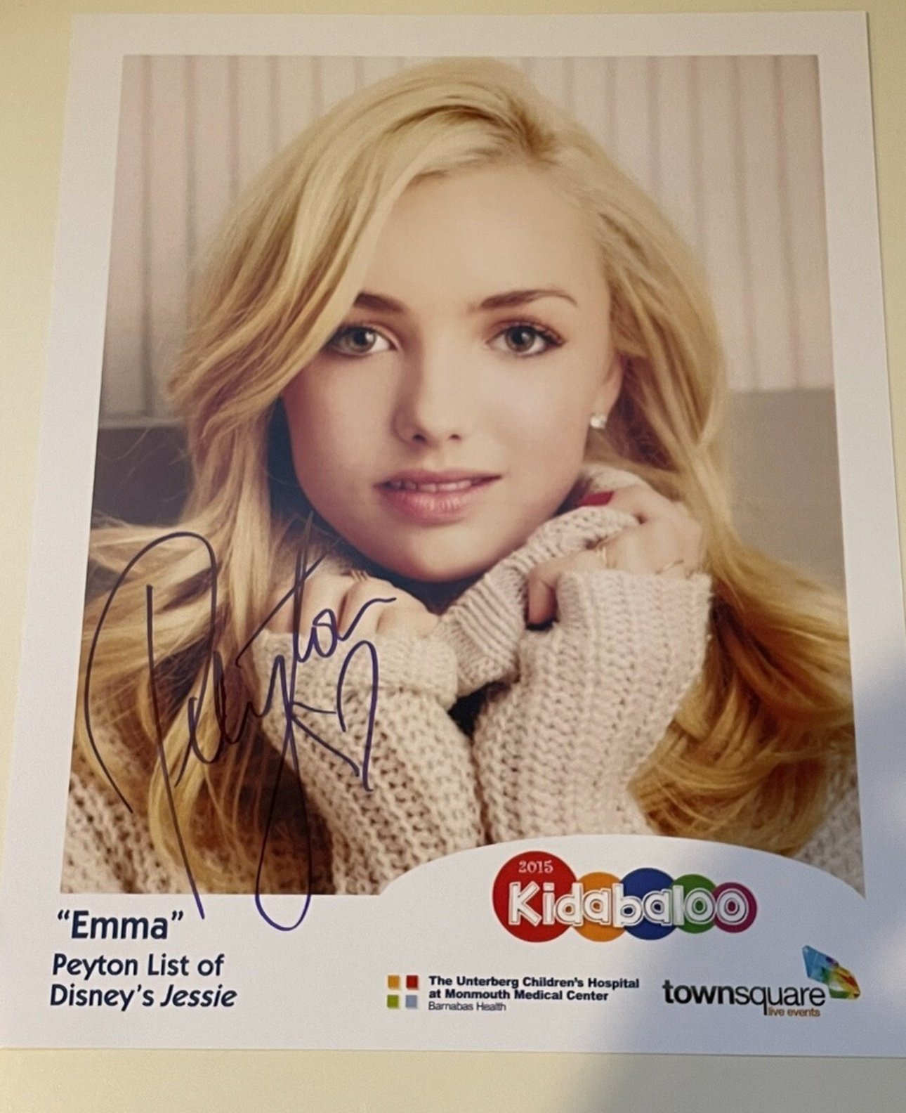 Peyton List Rare Promo Signed Autographed Photo Autograph Cobra Kai