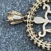 Vintage 14K Yellow Gold Libra Scales Zodiac or Astrology Mexican Charm