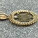 Vintage 14K Yellow Gold Libra Scales Zodiac or Astrology Mexican Charm