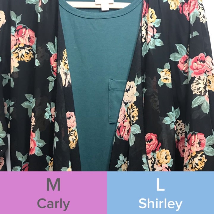 NEW LuLaRoe M Carly + L Shirley