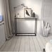 41 Faux Marble Console Table for Entryway, Modern Sofa Table for Living Room
