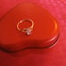 10K Gold Vintage Pink Ice Marquise Ring