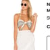 Stone cold fox green and beige Newport crop vacation top