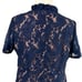 Lovedrobe Women’s Plus Sheath Dress Lace Embroidered Midi Blue Floral Size 18