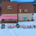 Calico Critters Li'l Woodzeez Honeysuckle Hillside Cottage House +Figurines