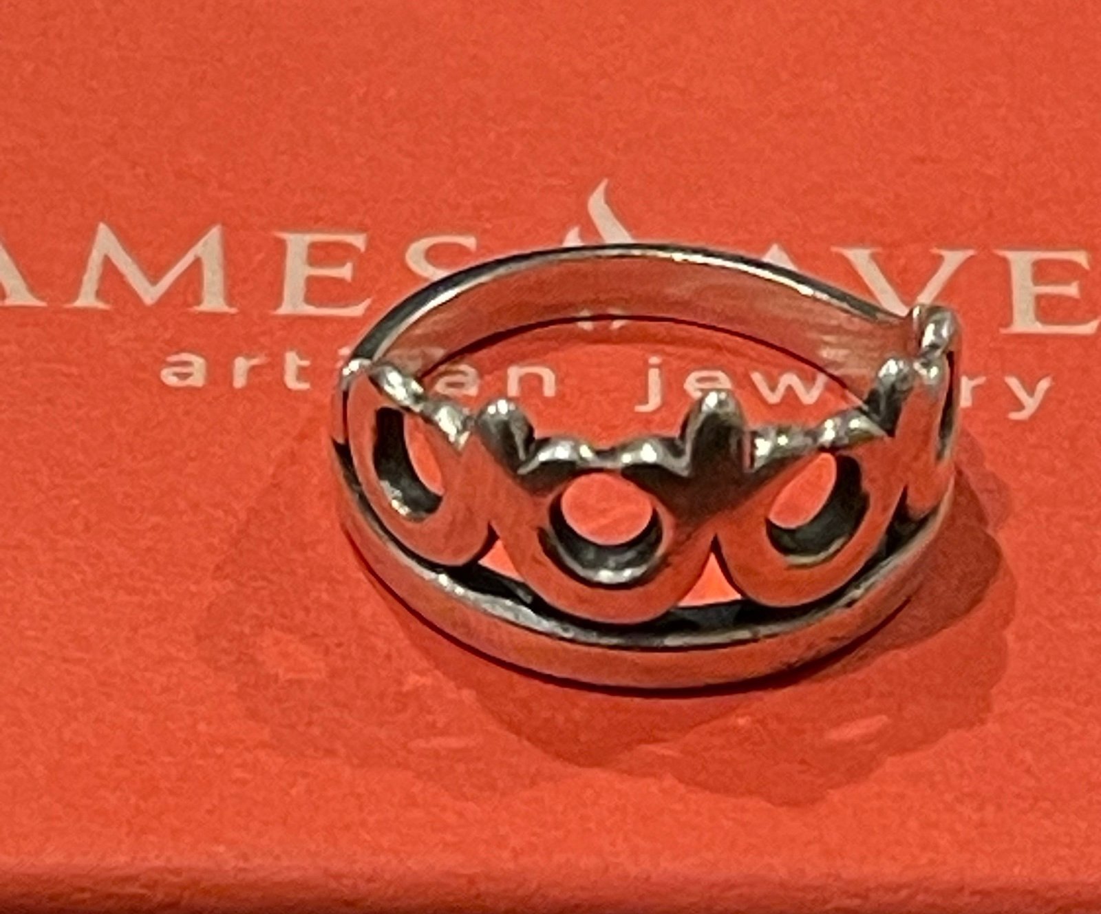 James Avery crown ring/Size-6