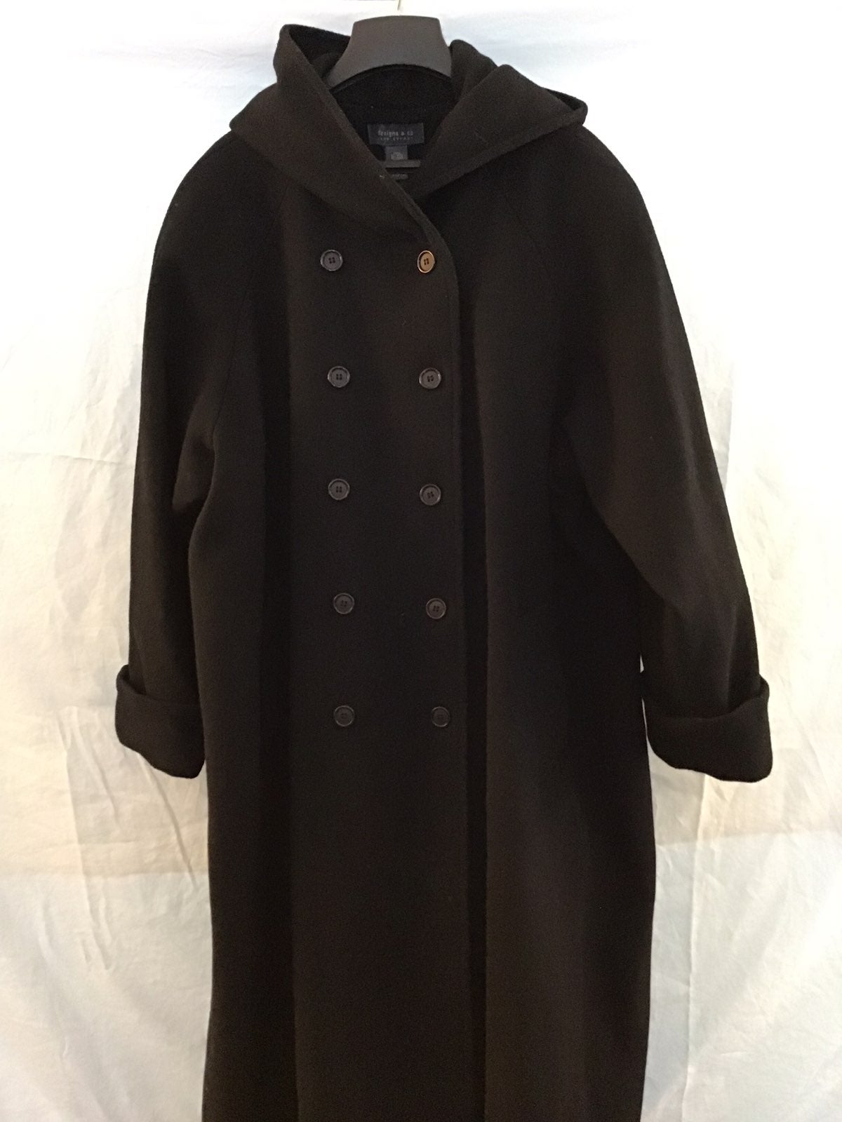 Woman's Double Breasted Long Dress Coat