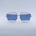 New Fendi FE40016U 32V Sunglasses - Gold Frame, Blue and Transparent Lenses