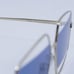 New Fendi FE40016U 32V Sunglasses - Gold Frame, Blue and Transparent Lenses