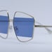 New Fendi FE40016U 32V Sunglasses - Gold Frame, Blue and Transparent Lenses