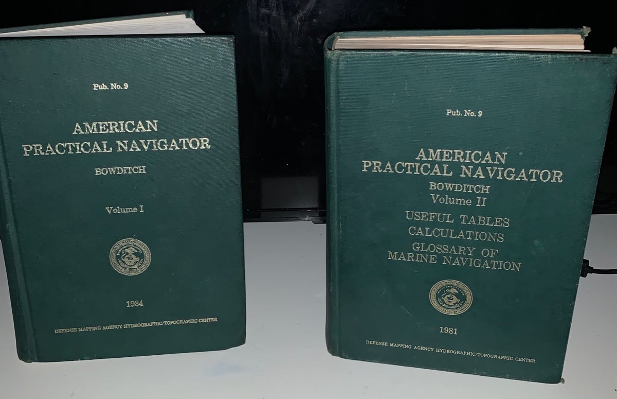vintage books marine navigation