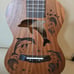 Ukulele 23 inches dolphin concert size standard practice performance wooden