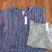 Peek Iliana Poncho Sweater and Grey Long Sleeves T-shirt Little Girl XL 10