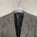 Burberrys Blazer Men 42R Gray Heathered 2B Academia Flannel Coat Bespoke Luxury