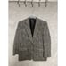 Burberrys Blazer Men 42R Gray Heathered 2B Academia Flannel Coat Bespoke Luxury