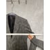 Burberrys Blazer Men 42R Gray Heathered 2B Academia Flannel Coat Bespoke Luxury