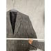 Burberrys Blazer Men 42R Gray Heathered 2B Academia Flannel Coat Bespoke Luxury