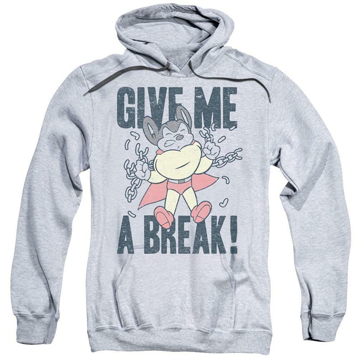 Mighty Mouse Graphic Hoodie & Hoodie - Adult Fit Cbs1587