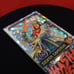 Silver samurai cracked ice 1/1 custom handcrafted 3D holographic card