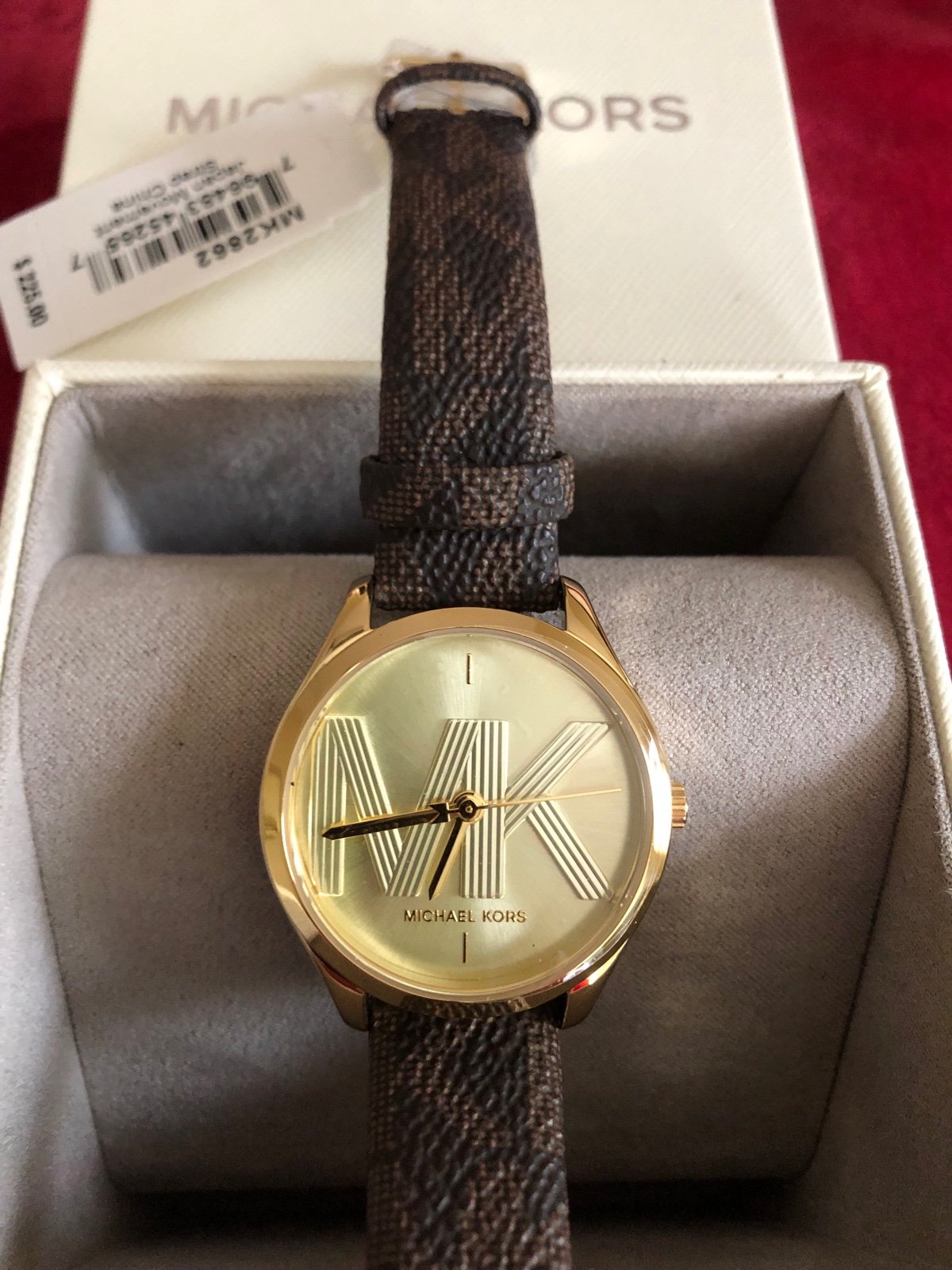 SOLD OUT ⚠️ Michael Kors Women's Jaycie Three-Hand Brown Leather Watch NWT