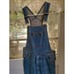 Anthony's overalls, size 5, zipper fly, unhemmed with worn edges, Hong Kong