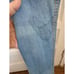 Anthony's overalls, size 5, zipper fly, unhemmed with worn edges, Hong Kong
