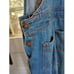 Anthony's overalls, size 5, zipper fly, unhemmed with worn edges, Hong Kong