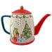 Anthropologie Susannah Garrod Holiday Tis The Season Tea For Two Teapot - Defect