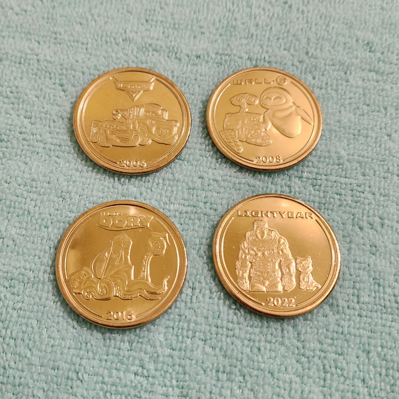 Disneyland Pixar Fest Medallions