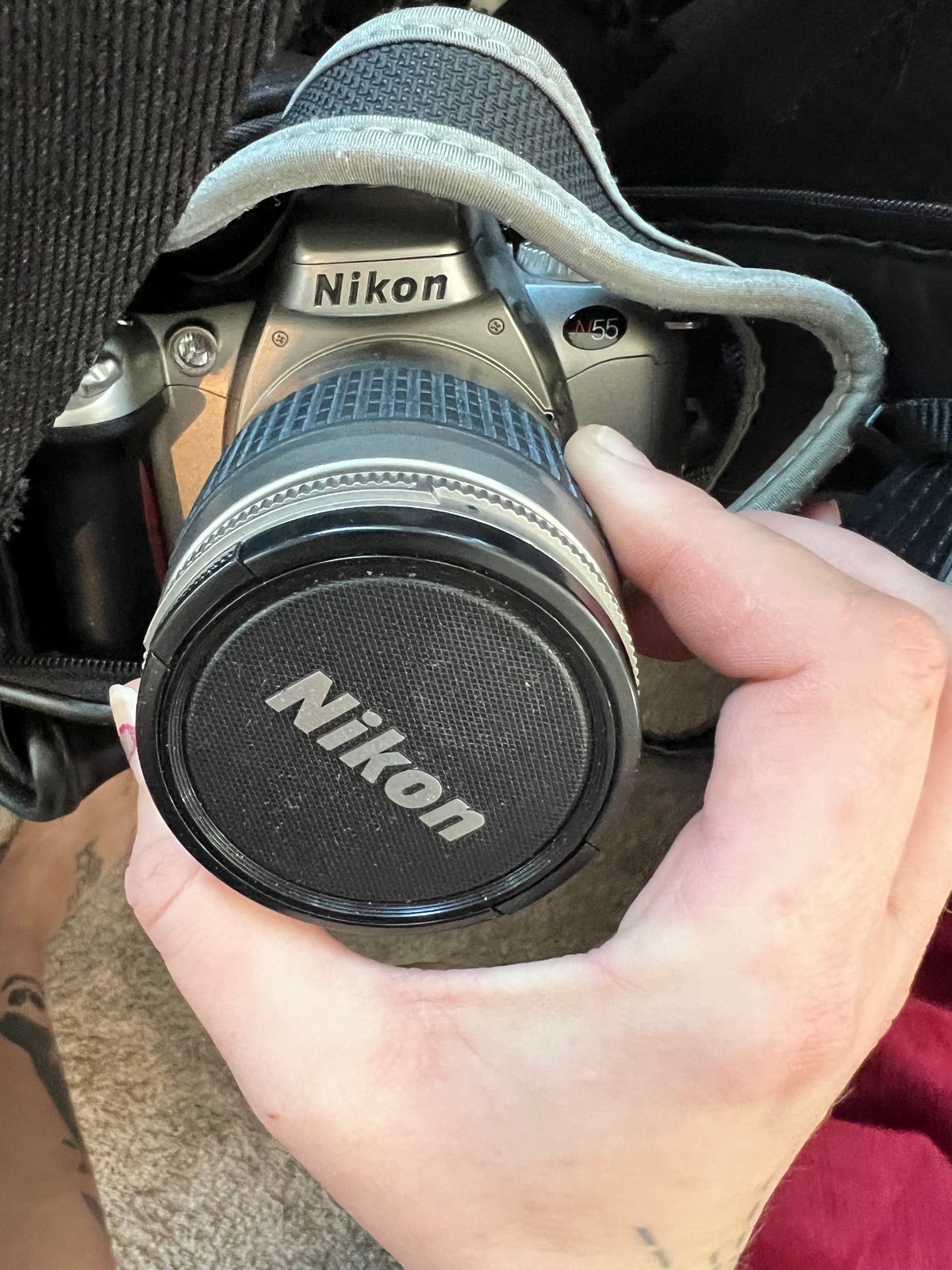 Nikon N55 35mm SLR Film Camera w/Nikkor 28-80mm 1:3.3-5.6 G Lens