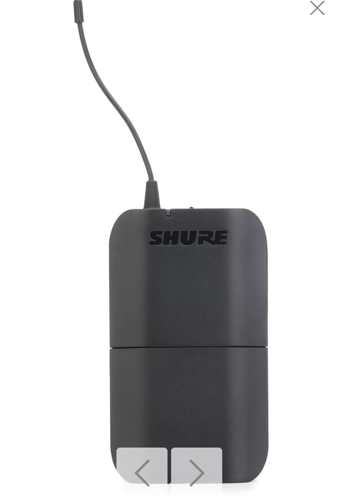 Shure bodypack Mic transmitter shure  BLX1 H9 w headset New