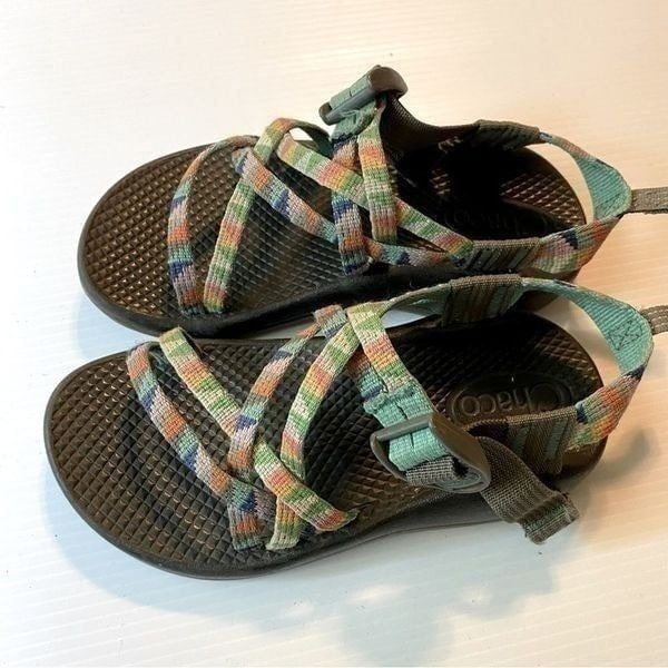 Chaco kids youth boy girl ZX turquoise hiking walking summer sandals -1