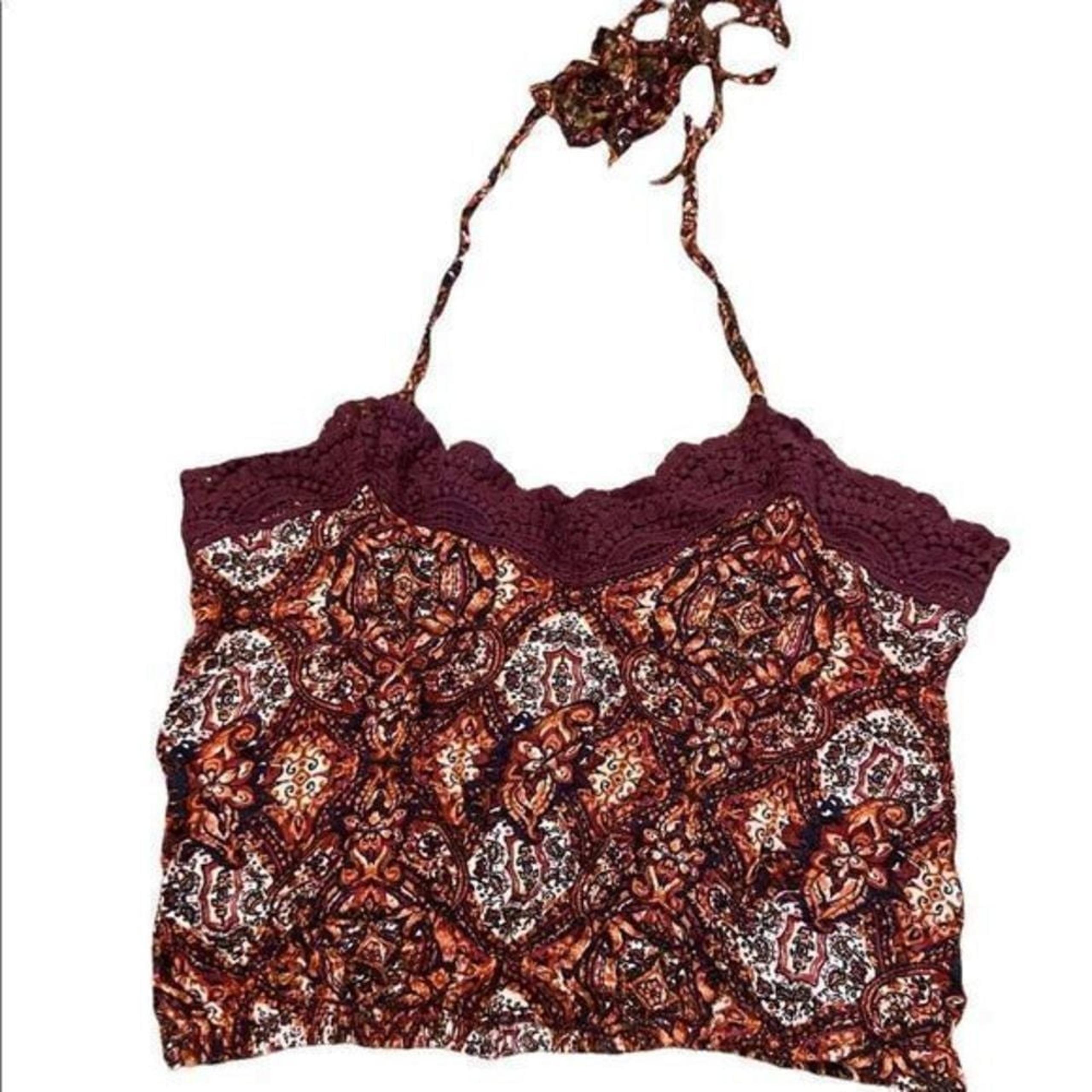 LA Hearts halter tie top size XS