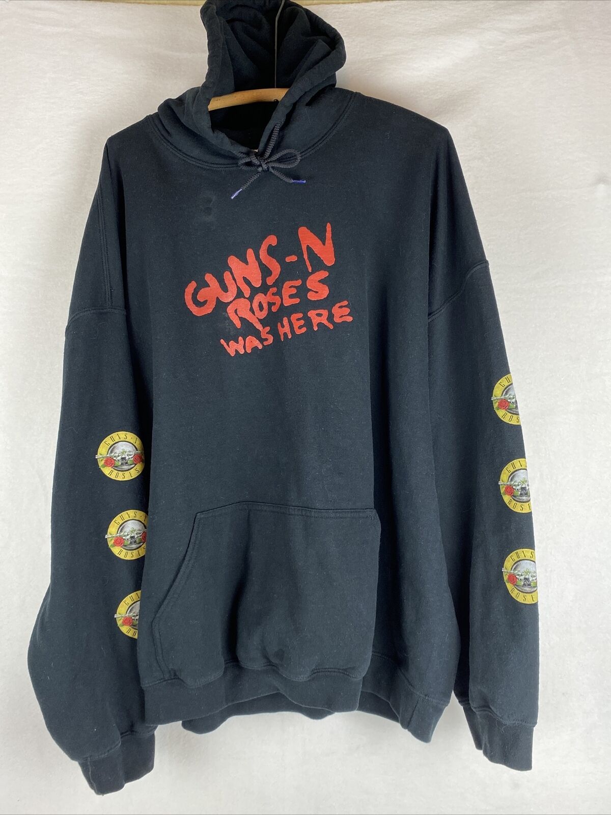 Guns N Roses Was Here Hoodie Size Large