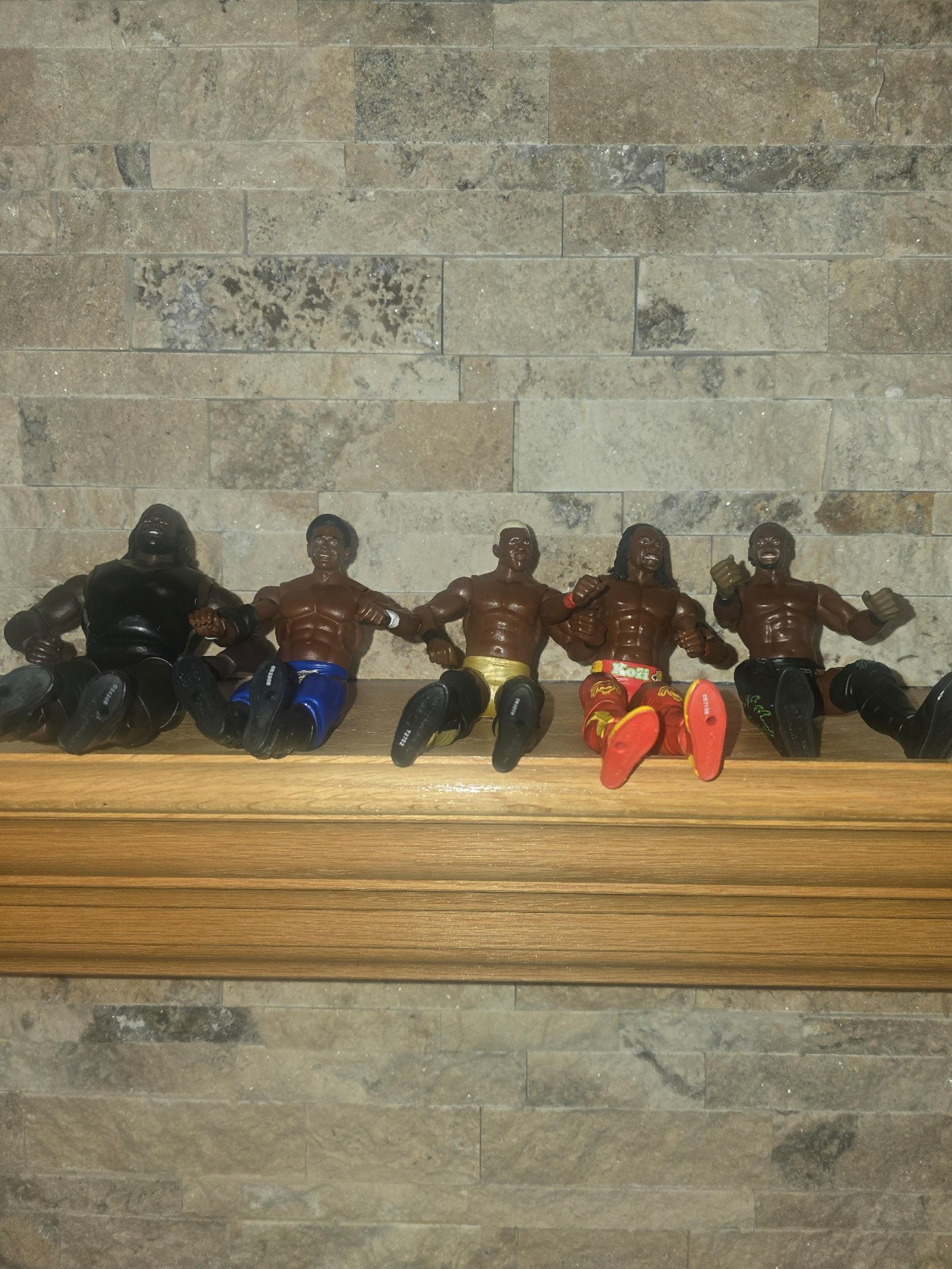 5 WWF Action Figure Bundle